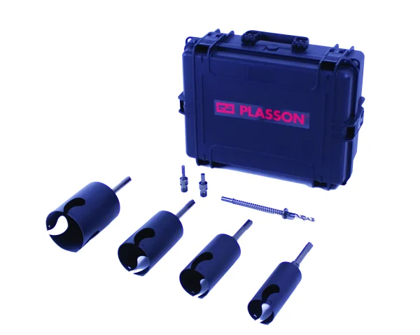 Plasson Large Bore Core Drill Kit 90-110-125-160mm