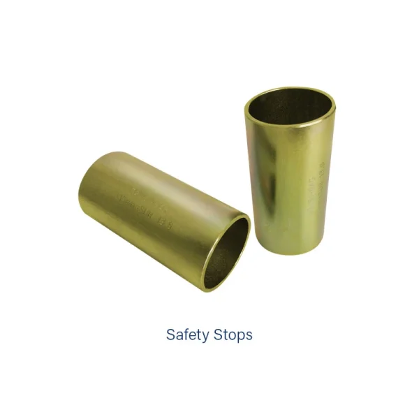 Calderetch Set of 2 safety buffer stops for dismountable squeeze tool 250mm SDR11