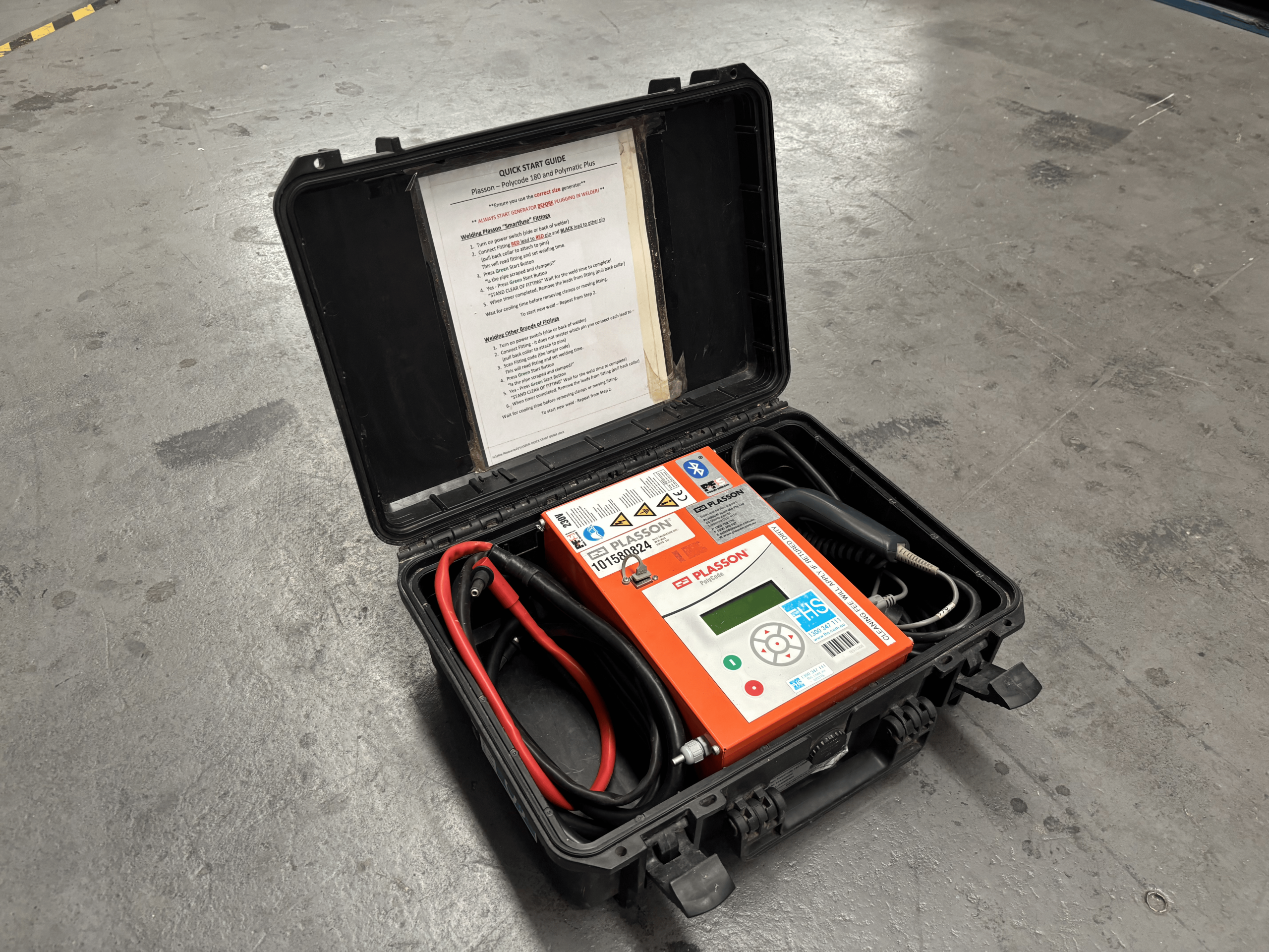 Hire Plasson Polycode 180 EF