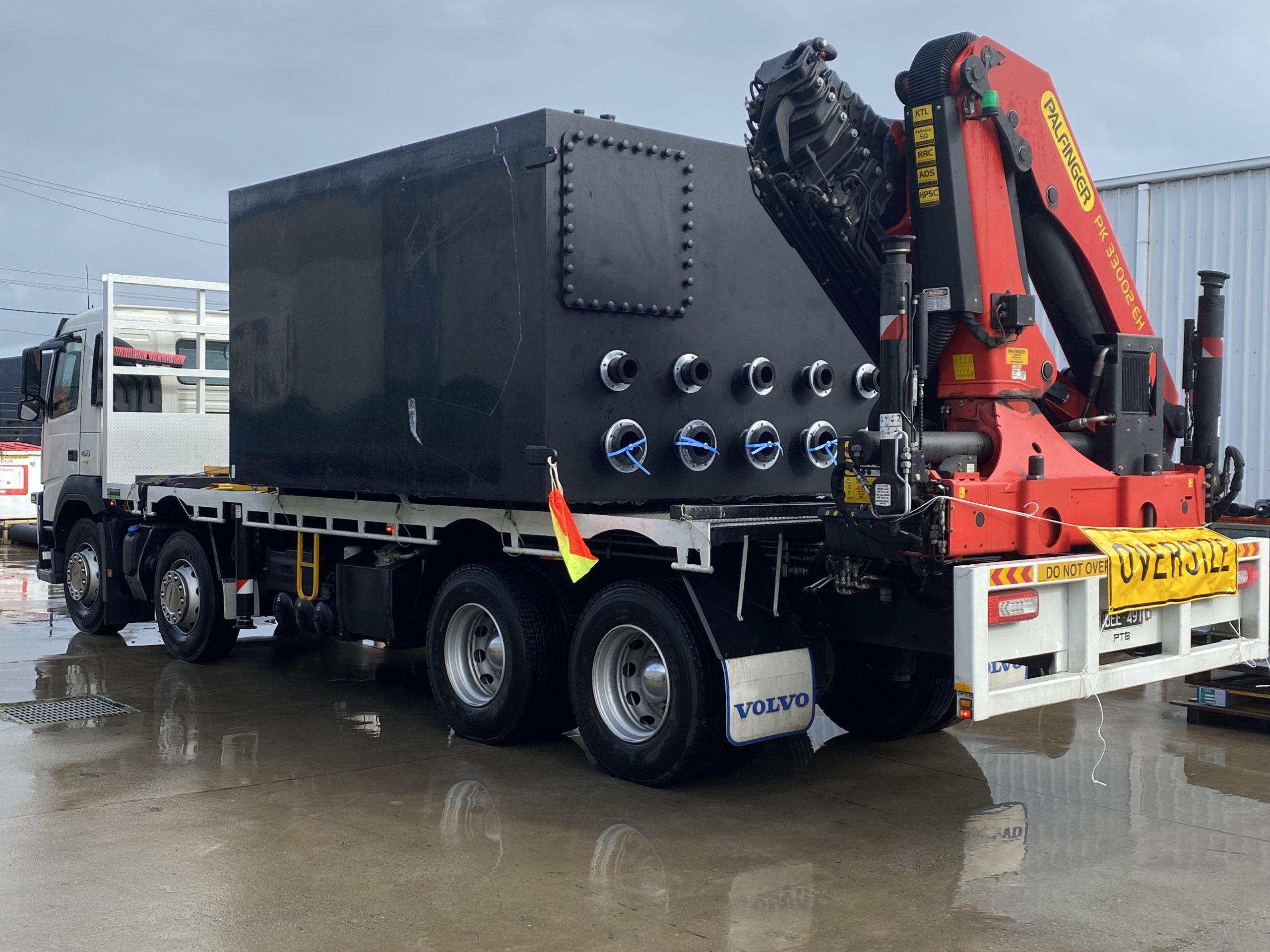 Large Square Water Tank with access hatch and inlet outlets